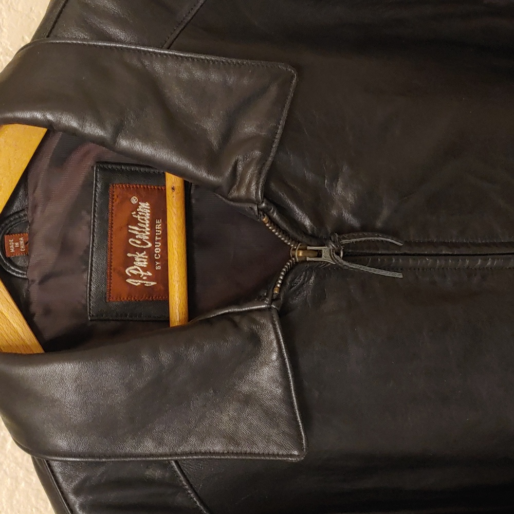 J. Park Collection By Couture Men's Leather Jacket